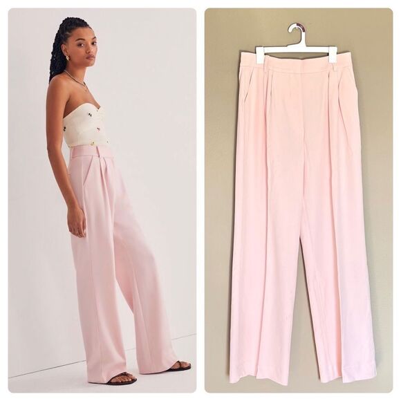 NWT Favorite Daughter The Favorite Pant in Pink - Picture 1 of 13
